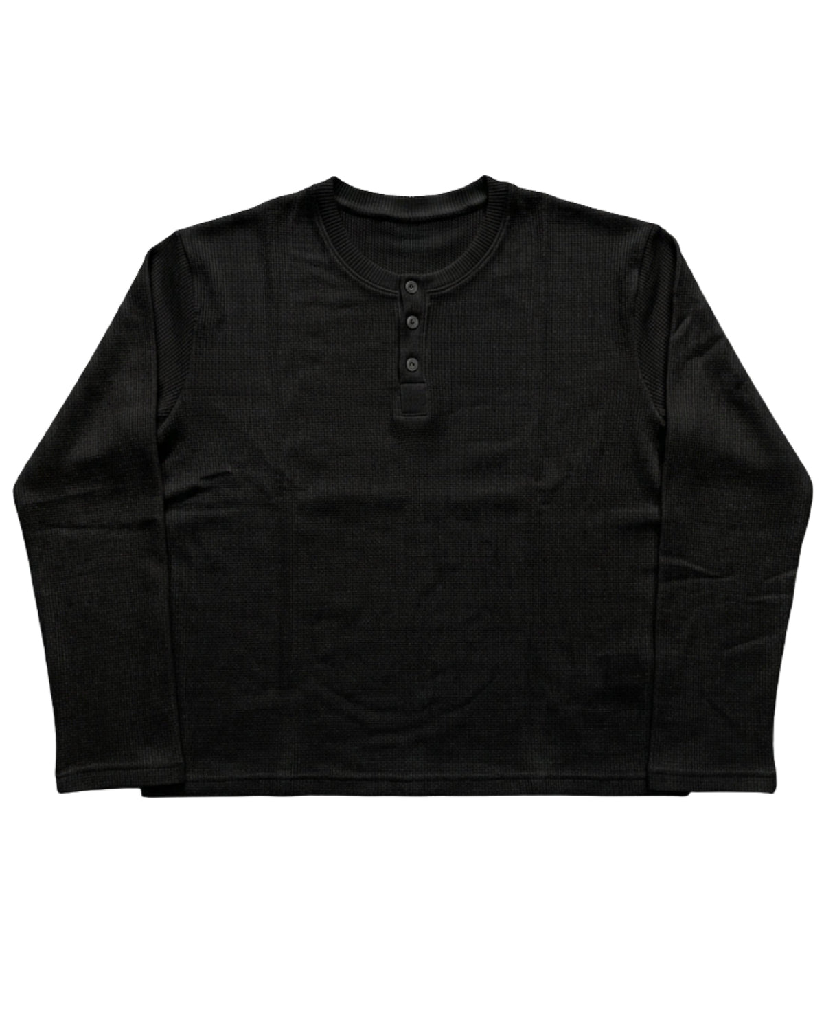 Black Henley Tee